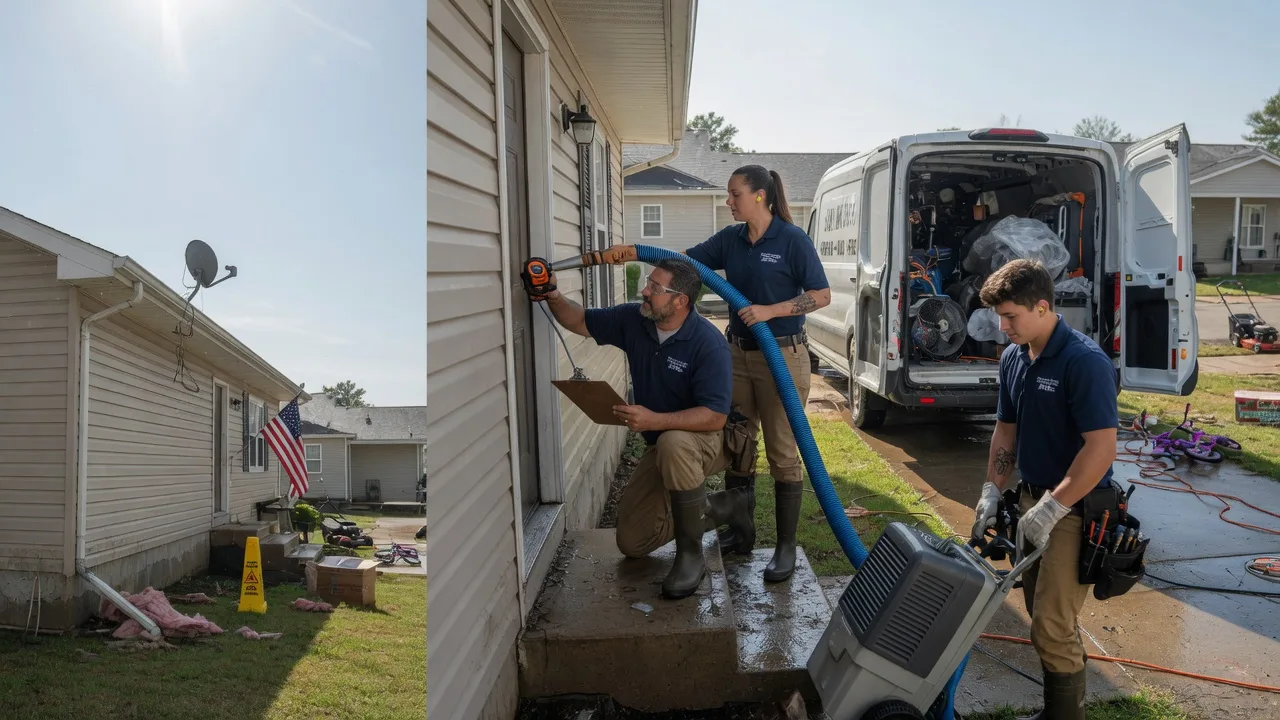 Ceiling Water Damage Restoration in Tony, WI near me